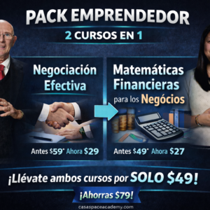 Pack Negociación efectiva + Matemáticas para los negocios